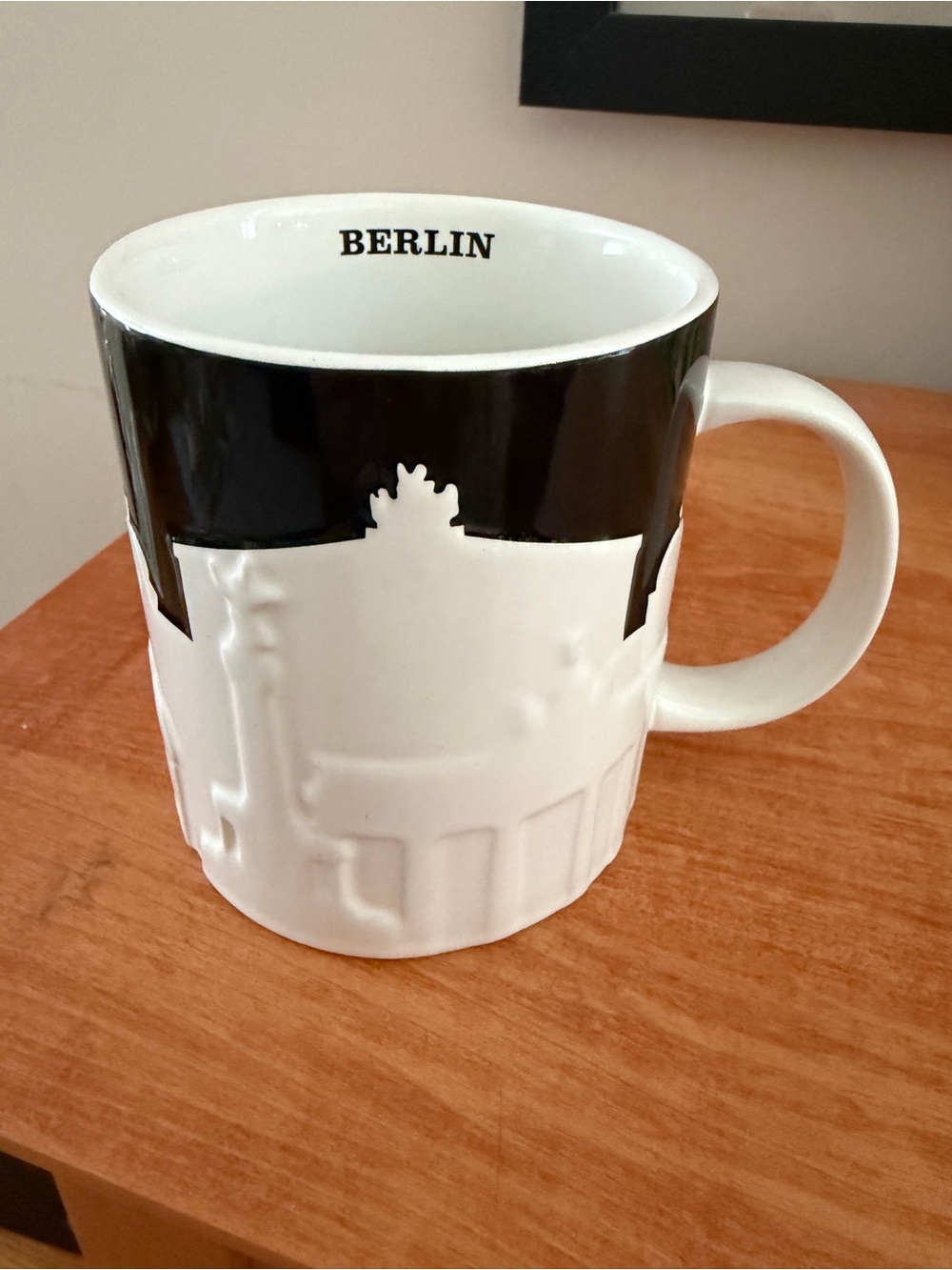 Starbucks Berlin Relief Mug - Black and White
